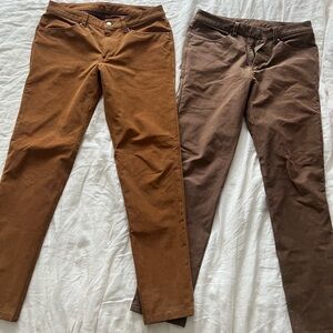 Two Lululemon ABC Commission Utilitech 31x32, Slim Fit